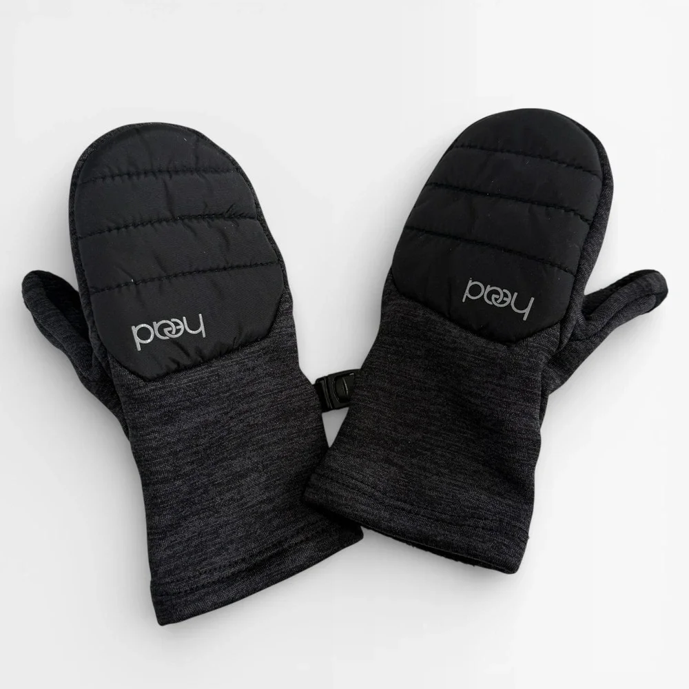 HEAD Kids Black Mittens Gloves Toddler Sz XS Lined Winter Outdoors